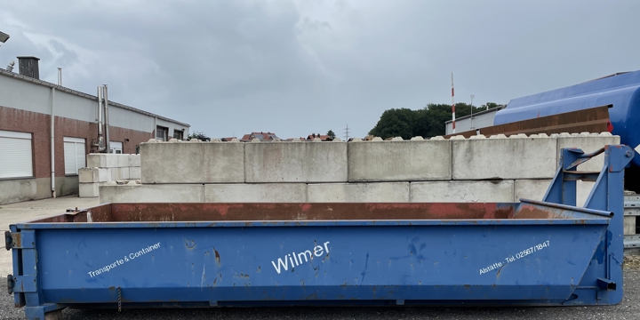 Container-flach